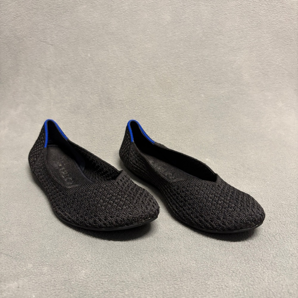 Rothy's The Flat in Black Size 10 Slip-On - Picture 2 of 13